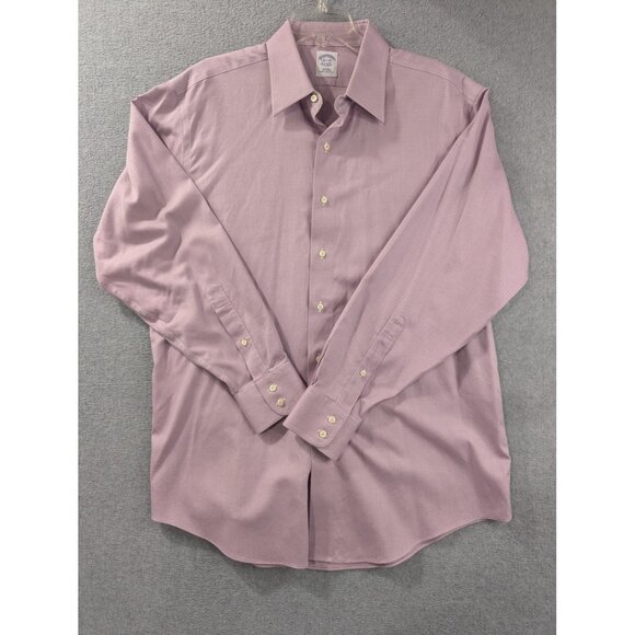 Brooks Brothers Shirt Mens Extra Large 16.5 35 Non Iron Dress Classic Fit - Picture 1 of 8